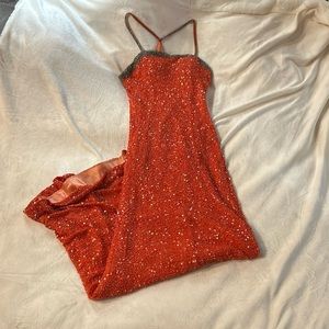 Vintage Scala fully beaded formal gown from year 2006